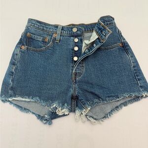 Levi's Classic Blue Denim Shorts